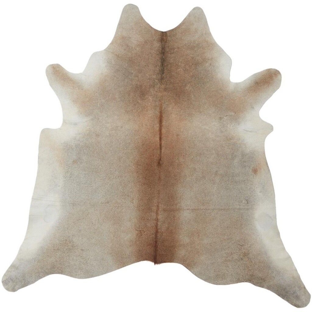 Kuhfell Teppich Unikat | Graubeige | 3,6 m² | Nr. 2611