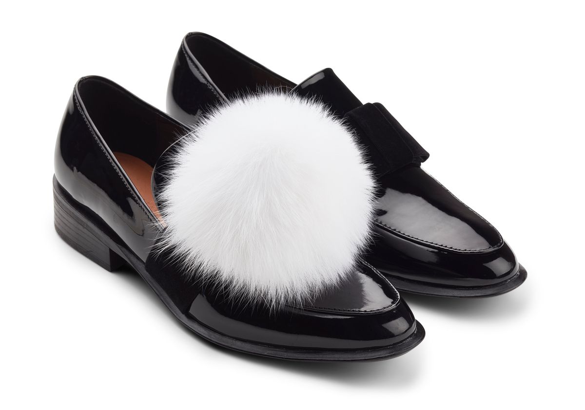 Pompon Schuhclip | Fuchs Fellschuhe | Sheepskinhouse.ch