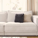 Lammfellkissen | Kurzhaar | Neuseeland | Doppelseitig | 40x40 & 56x56 cm Anthrazit