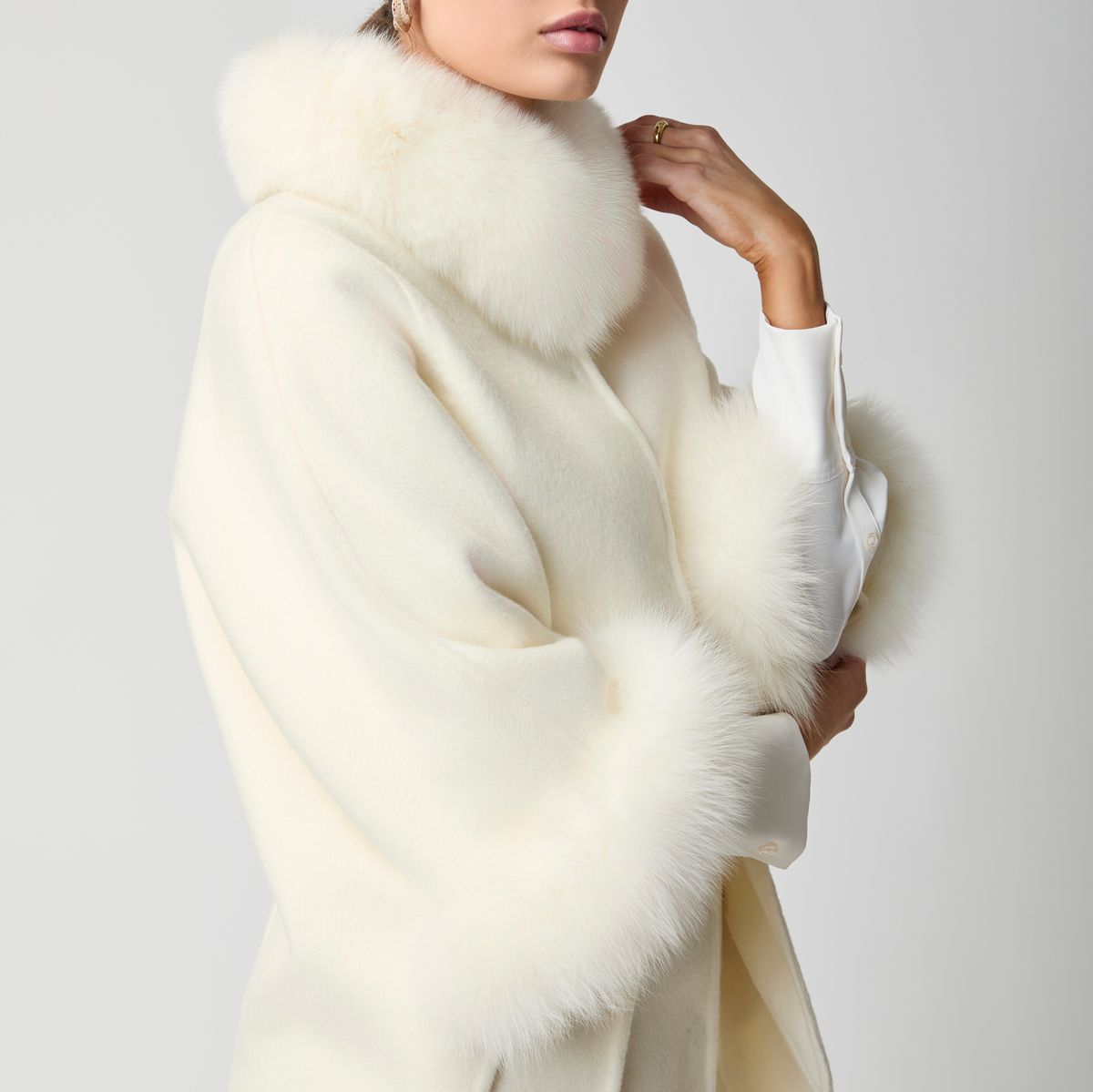 Lorraine Poncho | Wolle, Fuchs Ponchos | Sheepskinhouse.ch