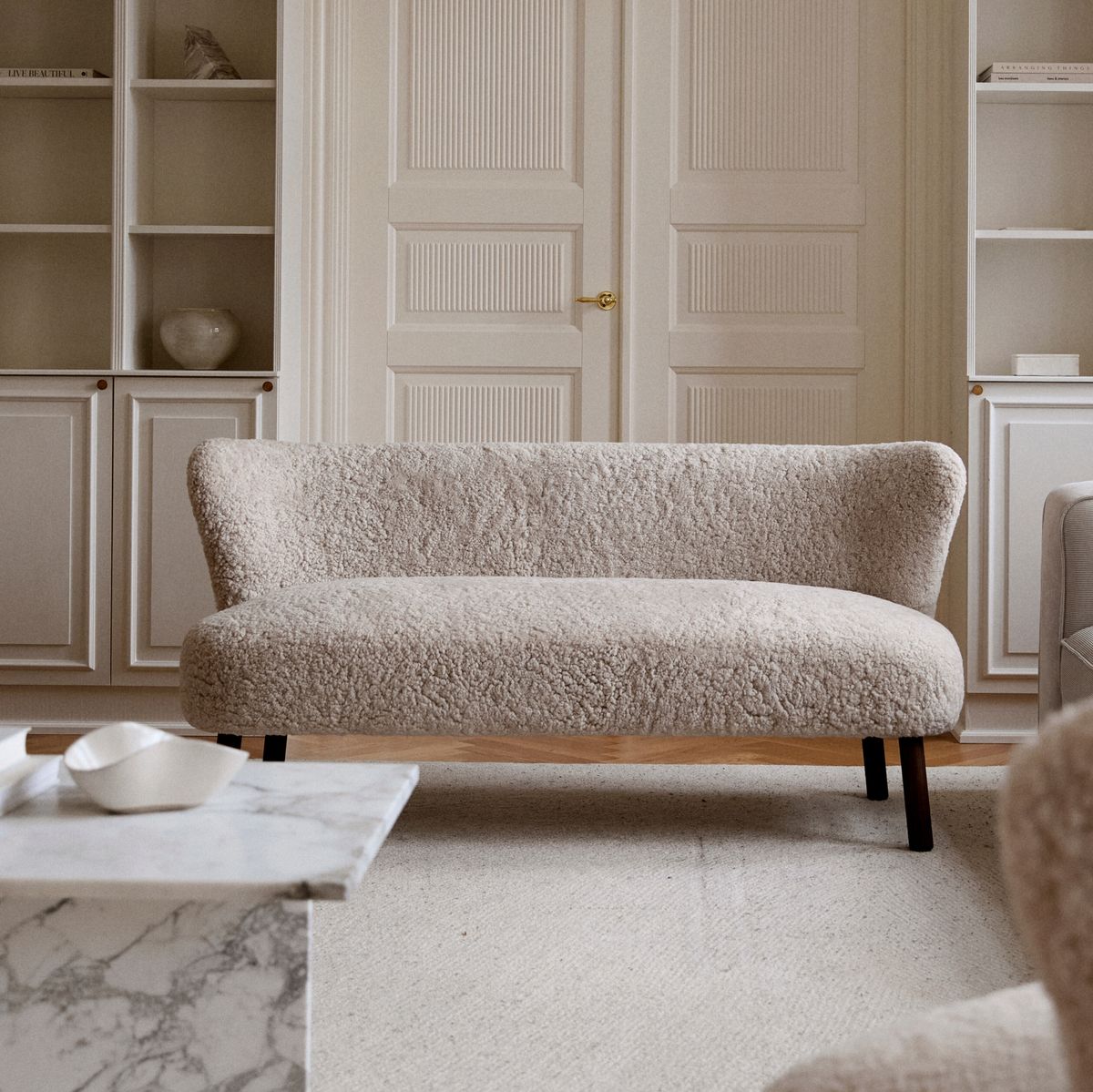Emanuel Sofa | Zweisitzer | Design Möbel Anthrazit