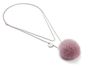 Halskette m. Pompon | Nerz Modeaccessoire | Sheepskinhouse.ch