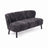 Emanuel Sofa | Zweisitzer | Design Möbel Anthrazit