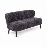 Emanuel Sofa | Zweisitzer | Design Möbel Anthrazit