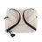 Gloria Tasche | Lammwolle Elfenbein/Braun
